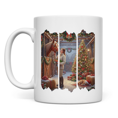 Weihnachtszauber im Stall - Tasse