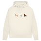 Pferde Trio - Bio-Hoodie für Damen