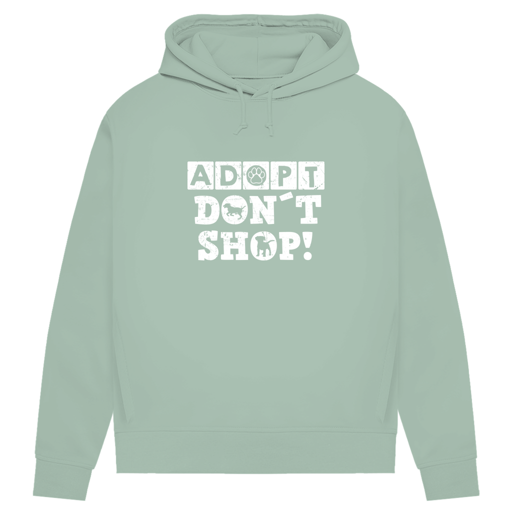 Adopt don't shop - Bio-Hoodie für Damen