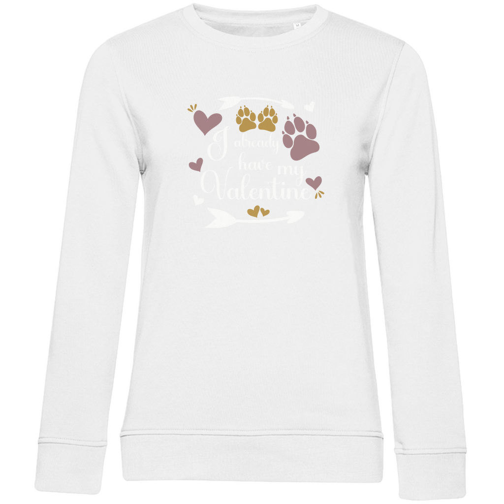 Limitiert: Meine Valentine -  Bio-Sweatshirt für Damen