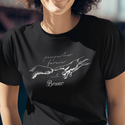 Paw Partner - T-Shirt für Damen-Dein Wunschtext