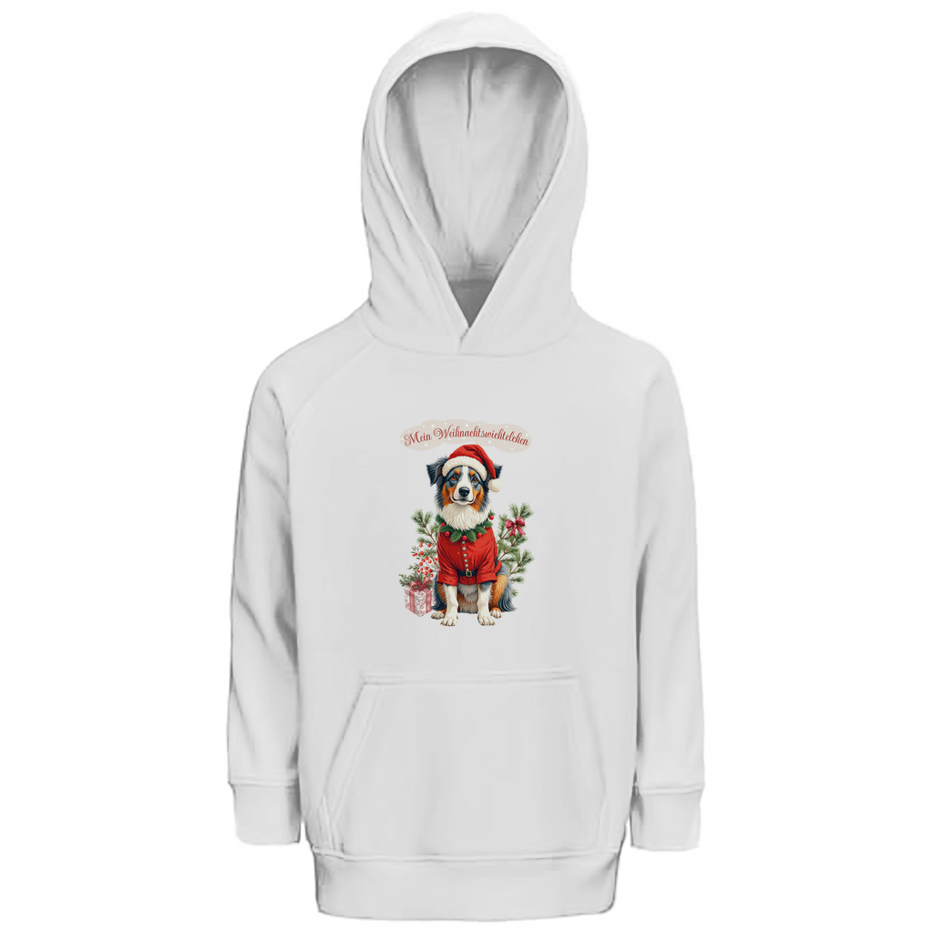 Weihnachtswichteln - Premium Bio Hoodie für Kinder