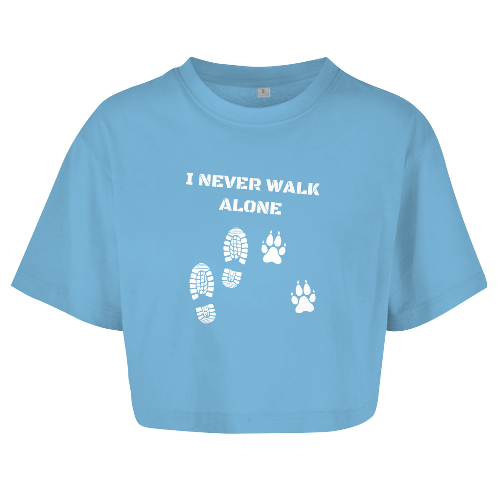 I Never Walk Alone - Oversize Crop Top für Damen