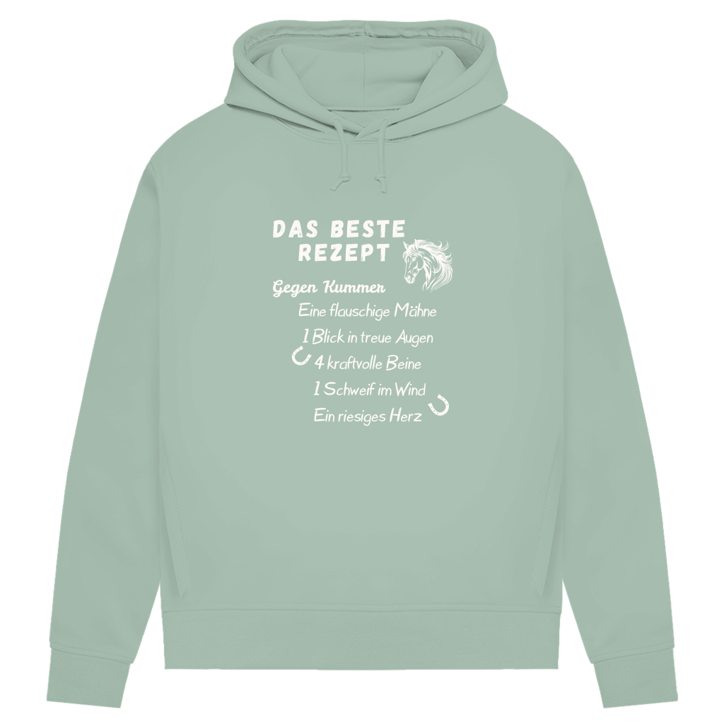 Herzensrezept - Bio-Hoodie für Damen