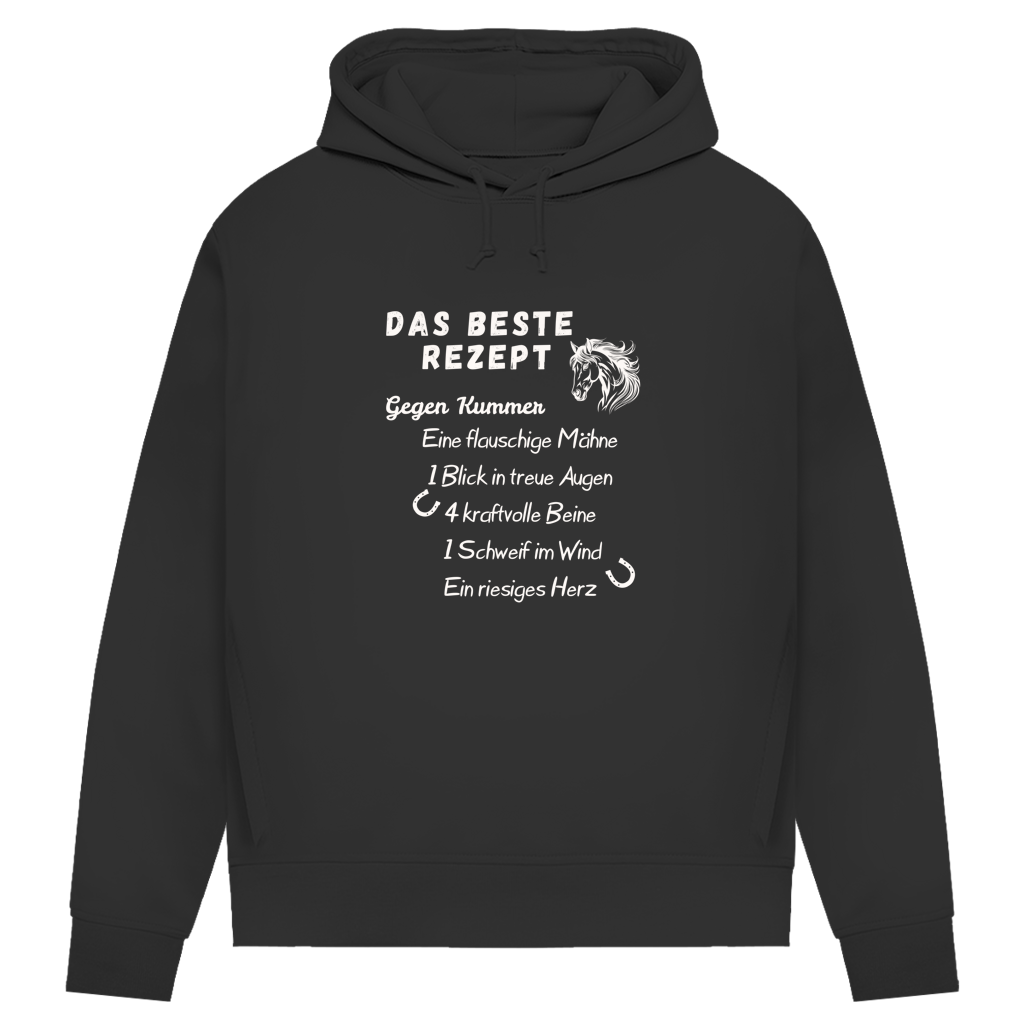 Herzensrezept - Bio-Hoodie für Damen