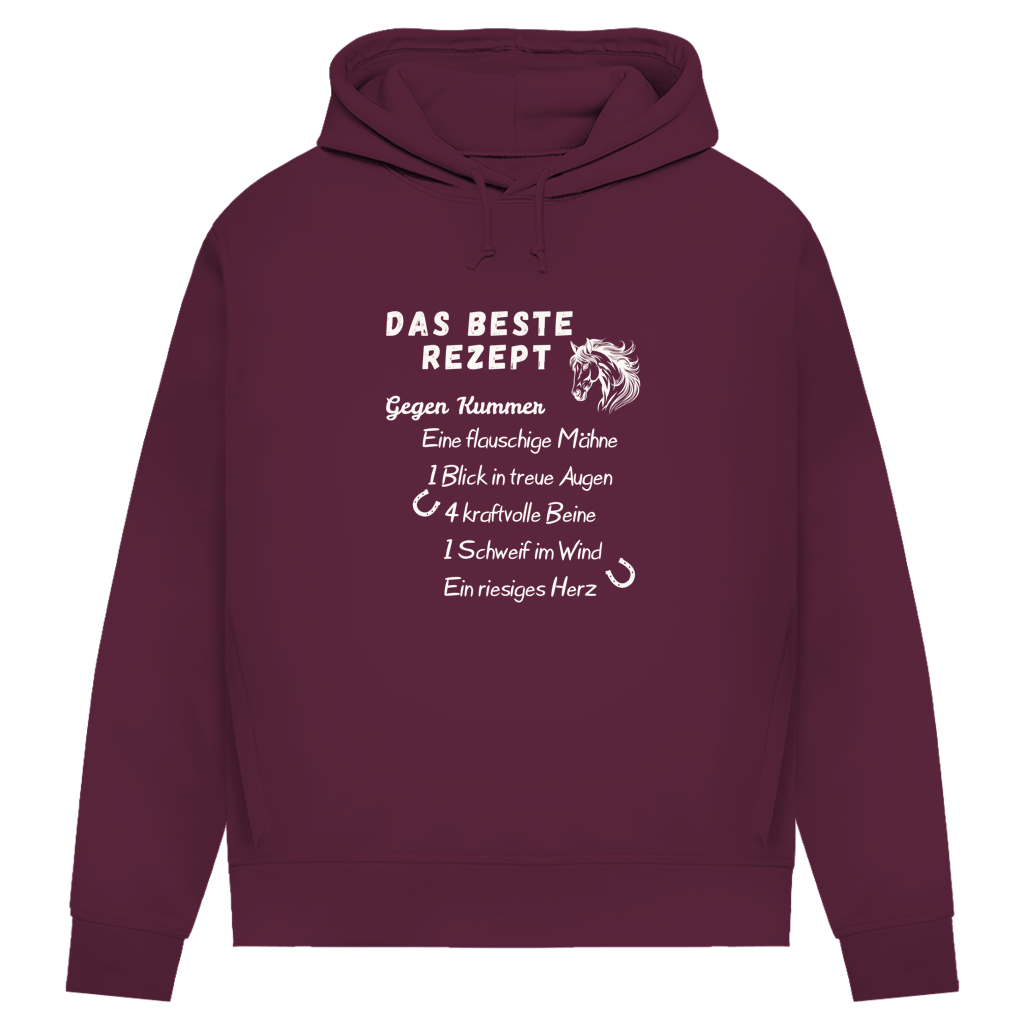 Herzensrezept - Bio-Hoodie für Damen