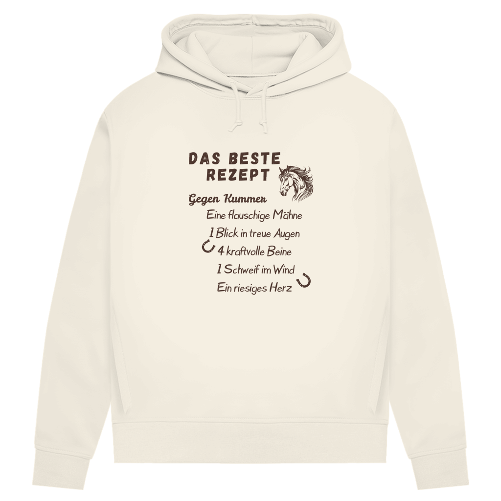 Herzensrezept - Bio-Hoodie für Damen