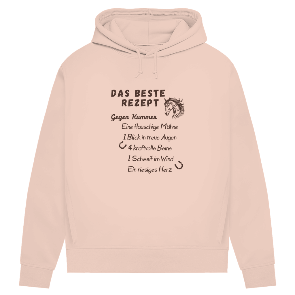 Herzensrezept - Bio-Hoodie für Damen