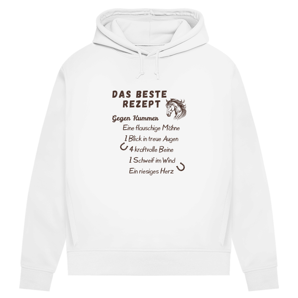 Herzensrezept - Bio-Hoodie für Damen