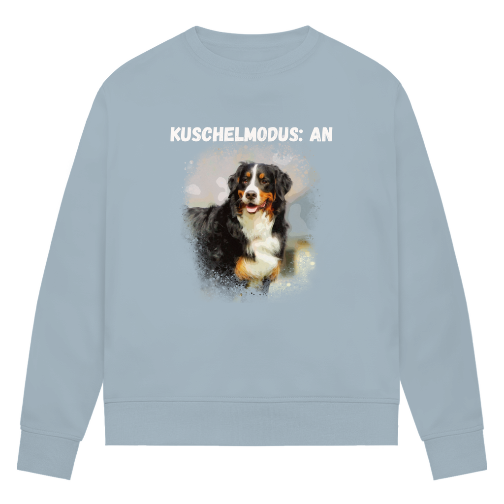 Dein Foto & Dein Text - Bio-Sweatshirt für Damen