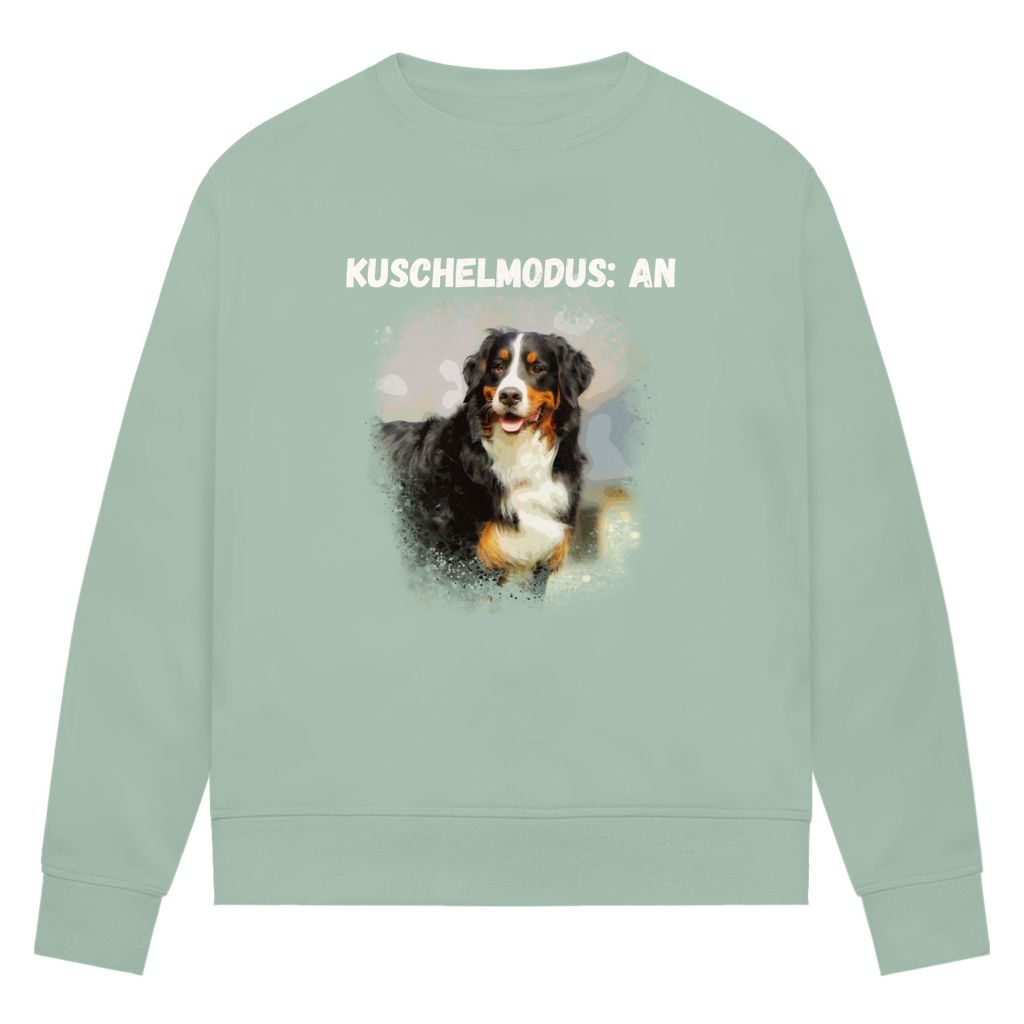 Dein Foto & Dein Text - Bio-Sweatshirt für Damen