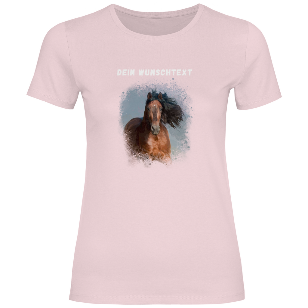 Dein Foto & Dein Wunschtext - T-Shirt für Damen
