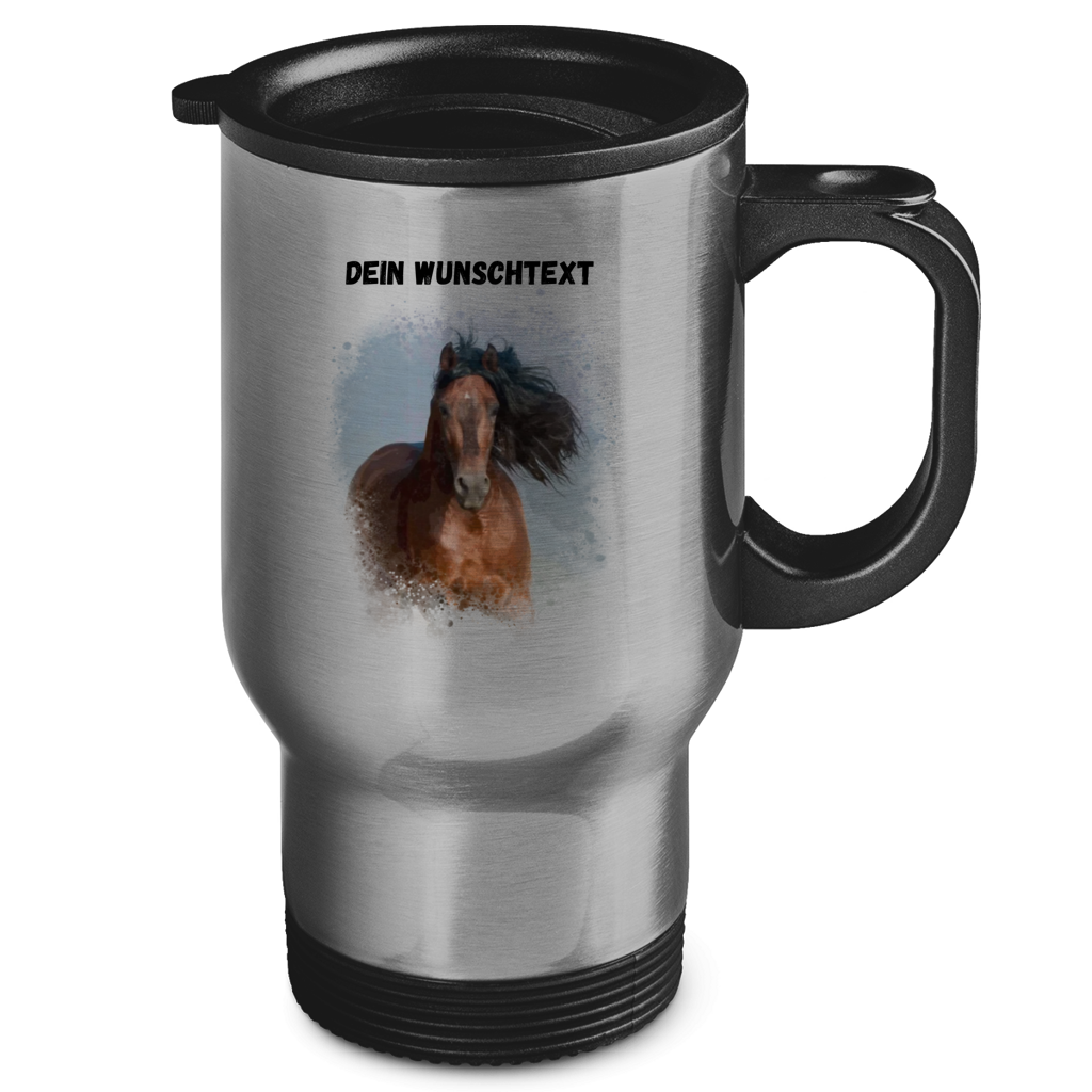 Edelstahl-Thermobecher - Dein Foto & Dein Text