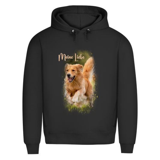 Dein Foto & Dein Text - Bio-Hoodie für Herren