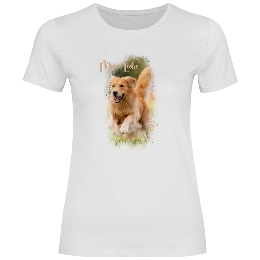 Dein Foto & Dein Text - T-Shirt für Damen