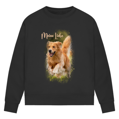 Dein Foto & Dein Text - Bio-Sweatshirt für Damen