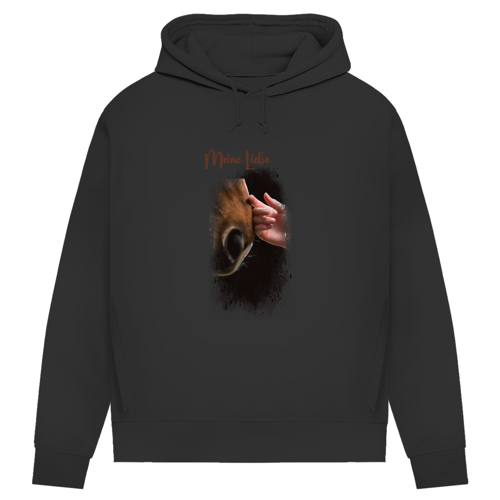 Dein Foto & Dein Text - Bio-Hoodie für Damen