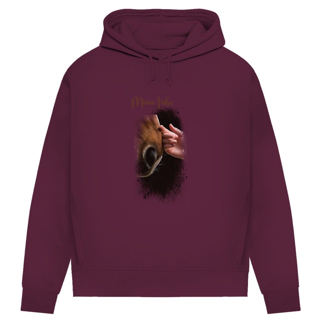 Dein Foto & Dein Text - Bio-Hoodie für Damen