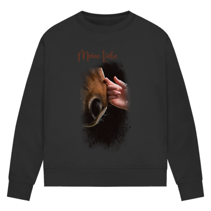 Dein Foto & Dein Text - Bio-Sweatshirt für Damen