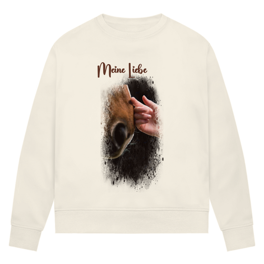Dein Foto & Dein Text - Bio-Sweatshirt für Damen
