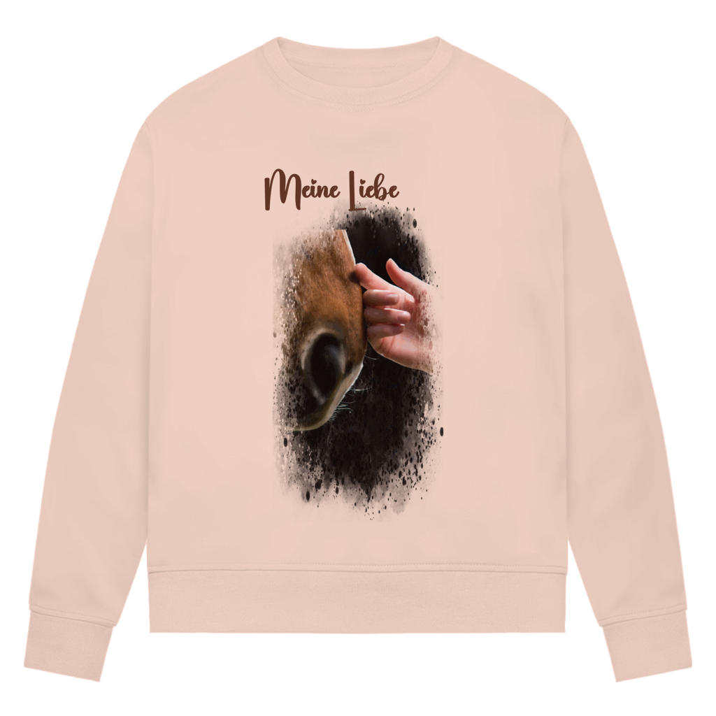 Dein Foto & Dein Text - Bio-Sweatshirt für Damen