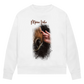 Dein Foto & Dein Text - Bio-Sweatshirt für Damen