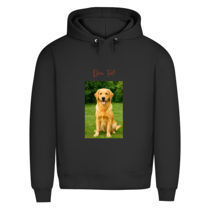 Personalisierter Hoodie mit Foto & Wunschtext – für Herren