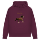 Personalisierter Damen Hoodie mit Pferdemotiv | Hintergrund wird entfernt