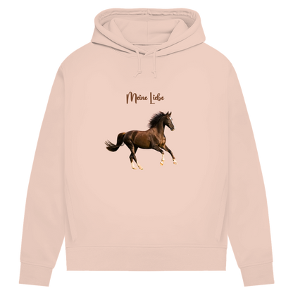 Personalisierter Damen Hoodie mit Pferdemotiv | Hintergrund wird entfernt