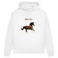 Personalisierter Damen Hoodie mit Pferdemotiv | Hintergrund wird entfernt