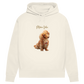 Personalisierter Damen Hoodie mit Hundemotiv | Hintergrund wird entfernt