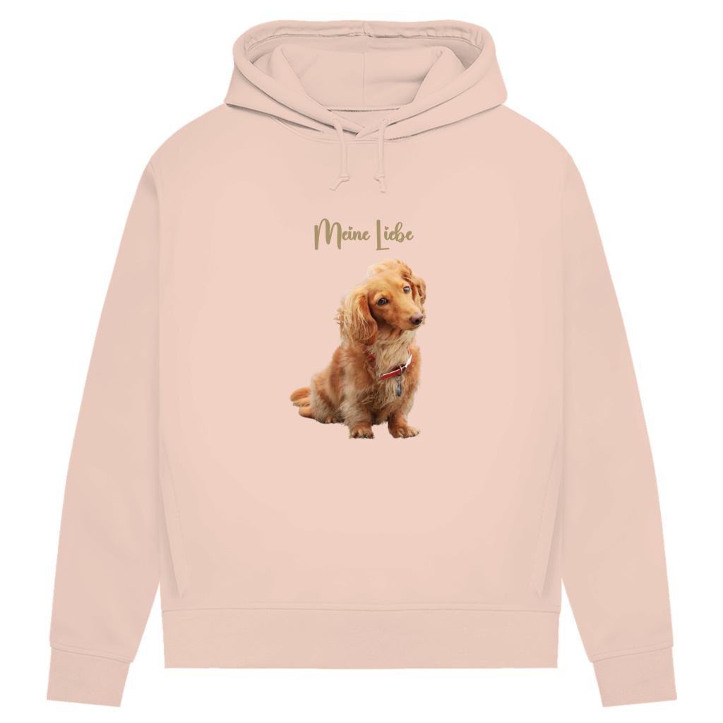 Personalisierter Damen Hoodie mit Hundemotiv | Hintergrund wird entfernt