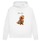 Personalisierter Damen Hoodie mit Hundemotiv | Hintergrund wird entfernt