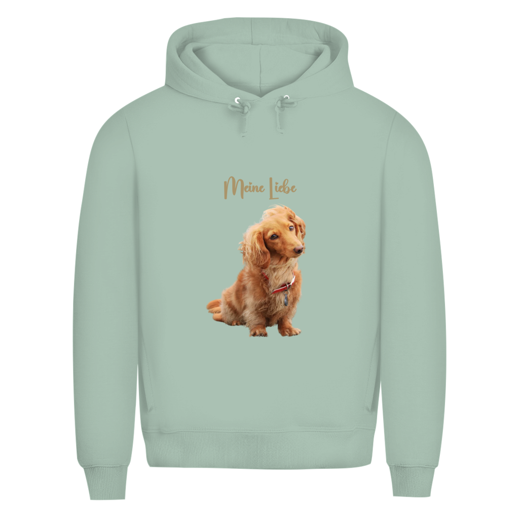 Personalisierter Herren Hoodie mit Hundemotiv | Hintergrund wird entfernt