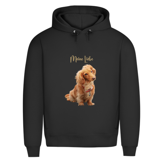 Personalisierter Herren Hoodie mit Hundemotiv | Hintergrund wird entfernt