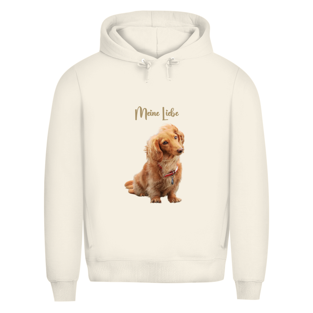 Personalisierter Herren Hoodie mit Hundemotiv | Hintergrund wird entfernt