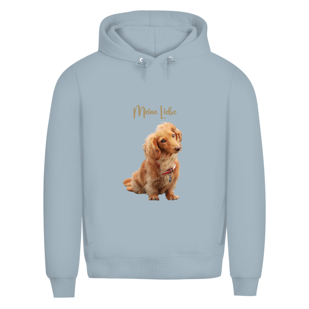 Personalisierter Herren Hoodie mit Hundemotiv | Hintergrund wird entfernt