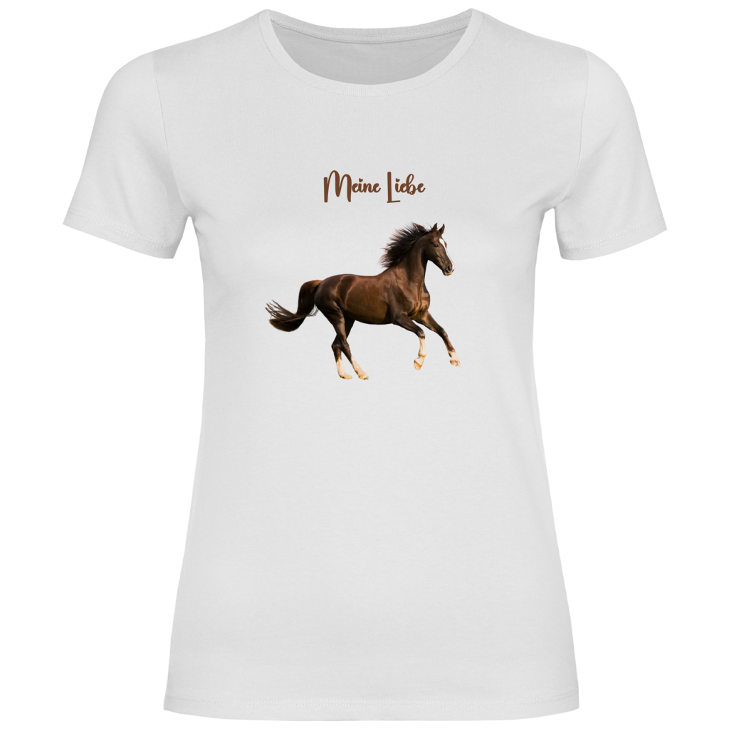 Damen T-Shirt personalisiert | Hintergrund wird entfernt