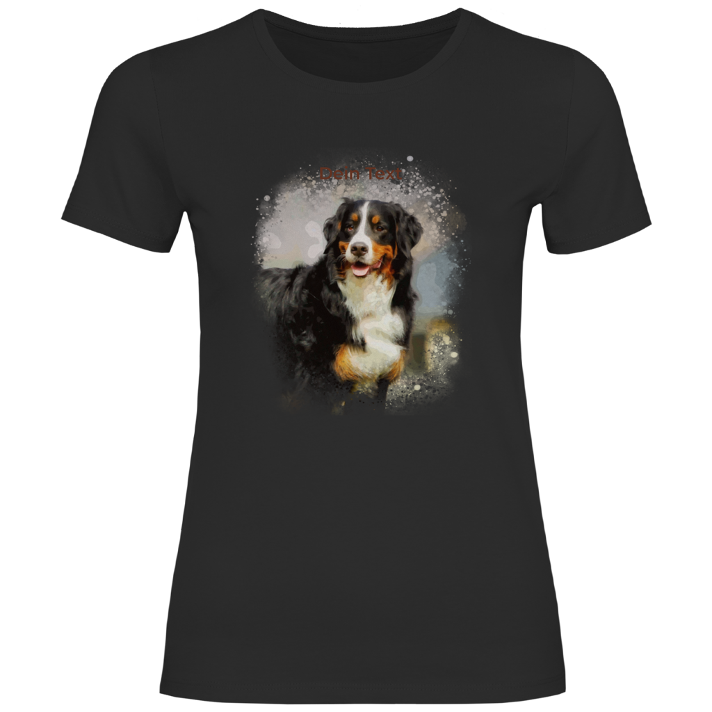Personalisiertes Hunde T-Shirt für Damen mit Foto