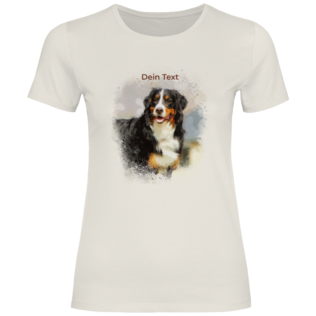 Personalisiertes Hunde T-Shirt für Damen mit Foto