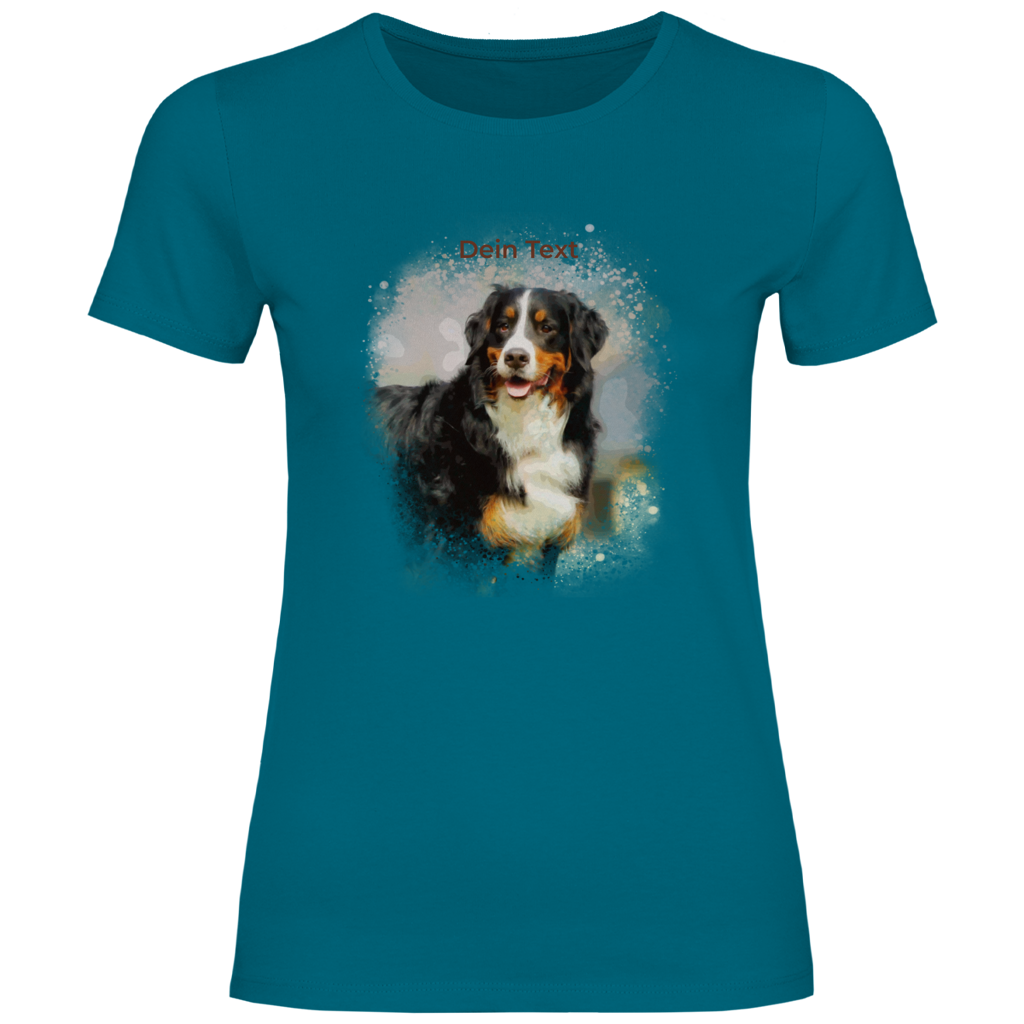 Personalisiertes Hunde T-Shirt für Damen mit Foto