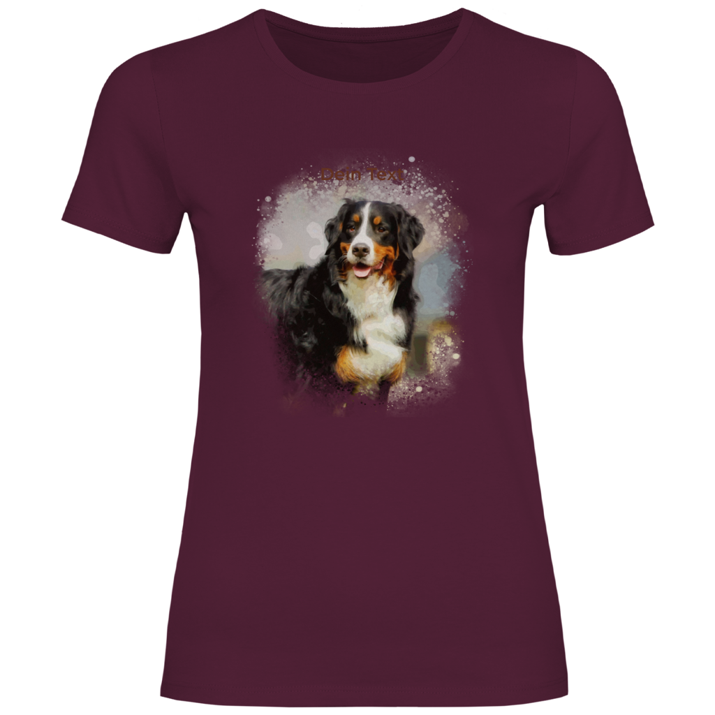Personalisiertes Hunde T-Shirt für Damen mit Foto