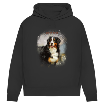 Personalisierter Hoodie für Damen mit Foto – Aquarell Motiv