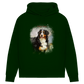 Personalisierter Hoodie für Damen mit Foto – Aquarell Motiv