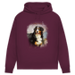 Personalisierter Hoodie für Damen mit Foto – Aquarell Motiv