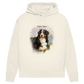 Personalisierter Hoodie für Damen mit Foto – Aquarell Motiv