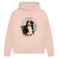 Personalisierter Hoodie für Damen mit Foto – Aquarell Motiv