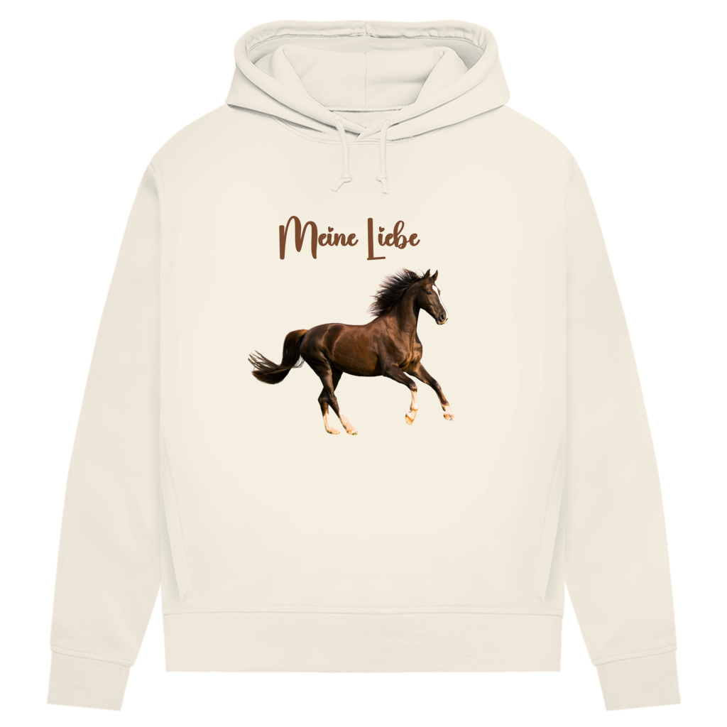 Personalisierter Pferde Hoodie für Damen mit Foto – Hintergrund wird entfernt