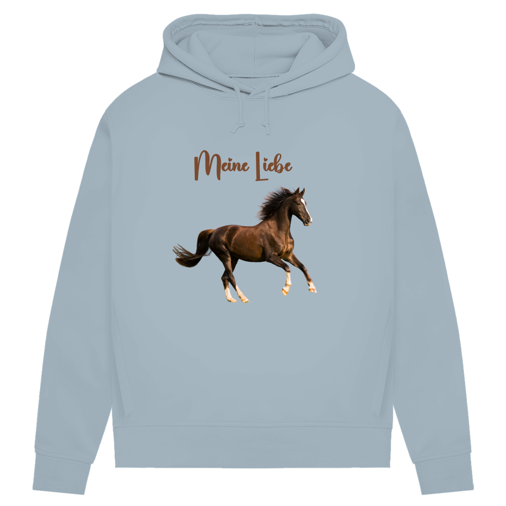 Personalisierter Pferde Hoodie für Damen mit Foto – Hintergrund wird entfernt