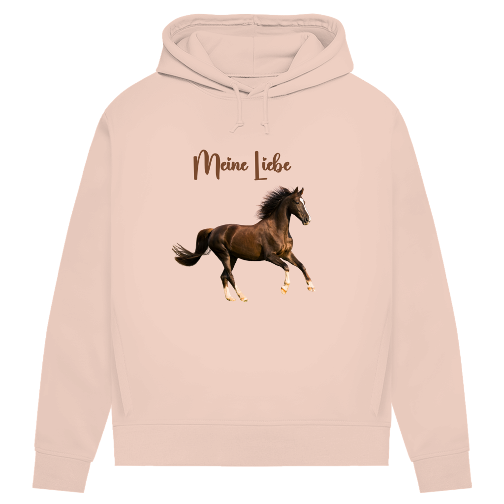 Personalisierter Pferde Hoodie für Damen mit Foto – Hintergrund wird entfernt